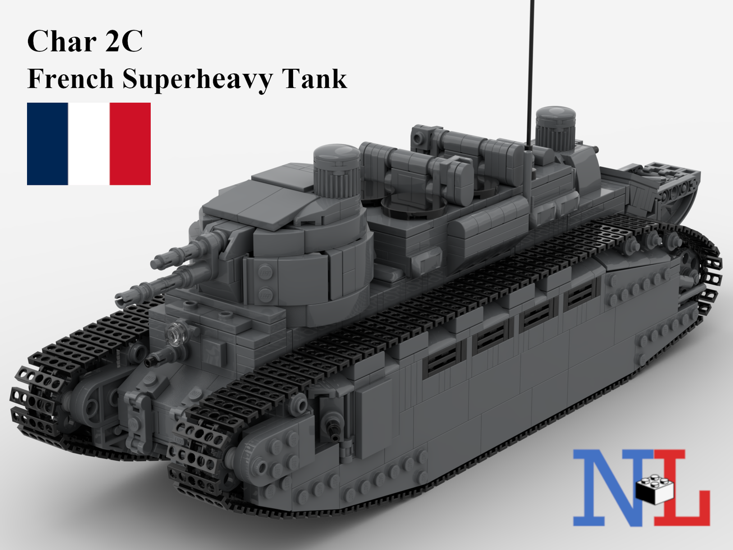 WW1 Char 2C French Tank