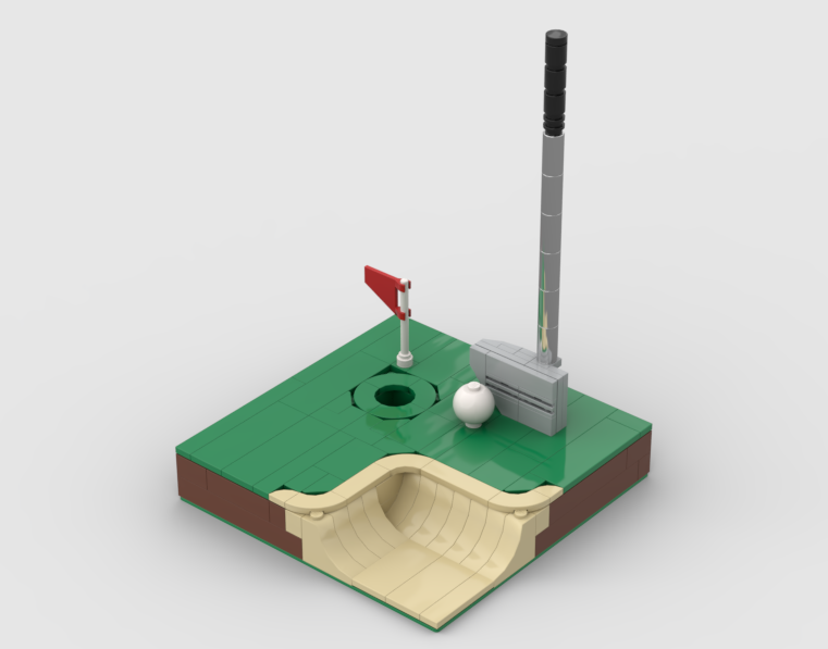 Golf Course Desk Ornament
