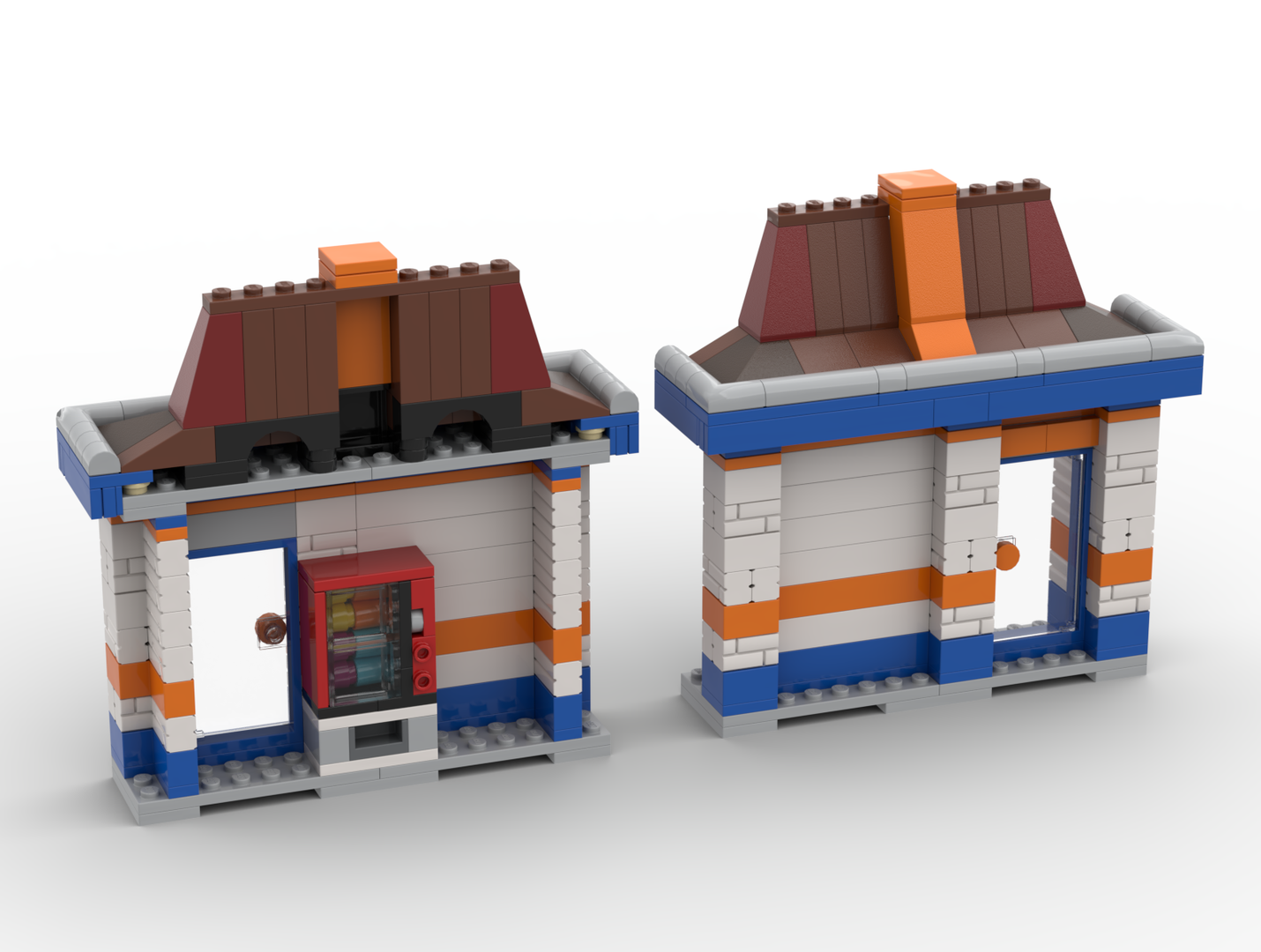 Durr Burger Restaurant Enclosure - Compatible with Set 77076