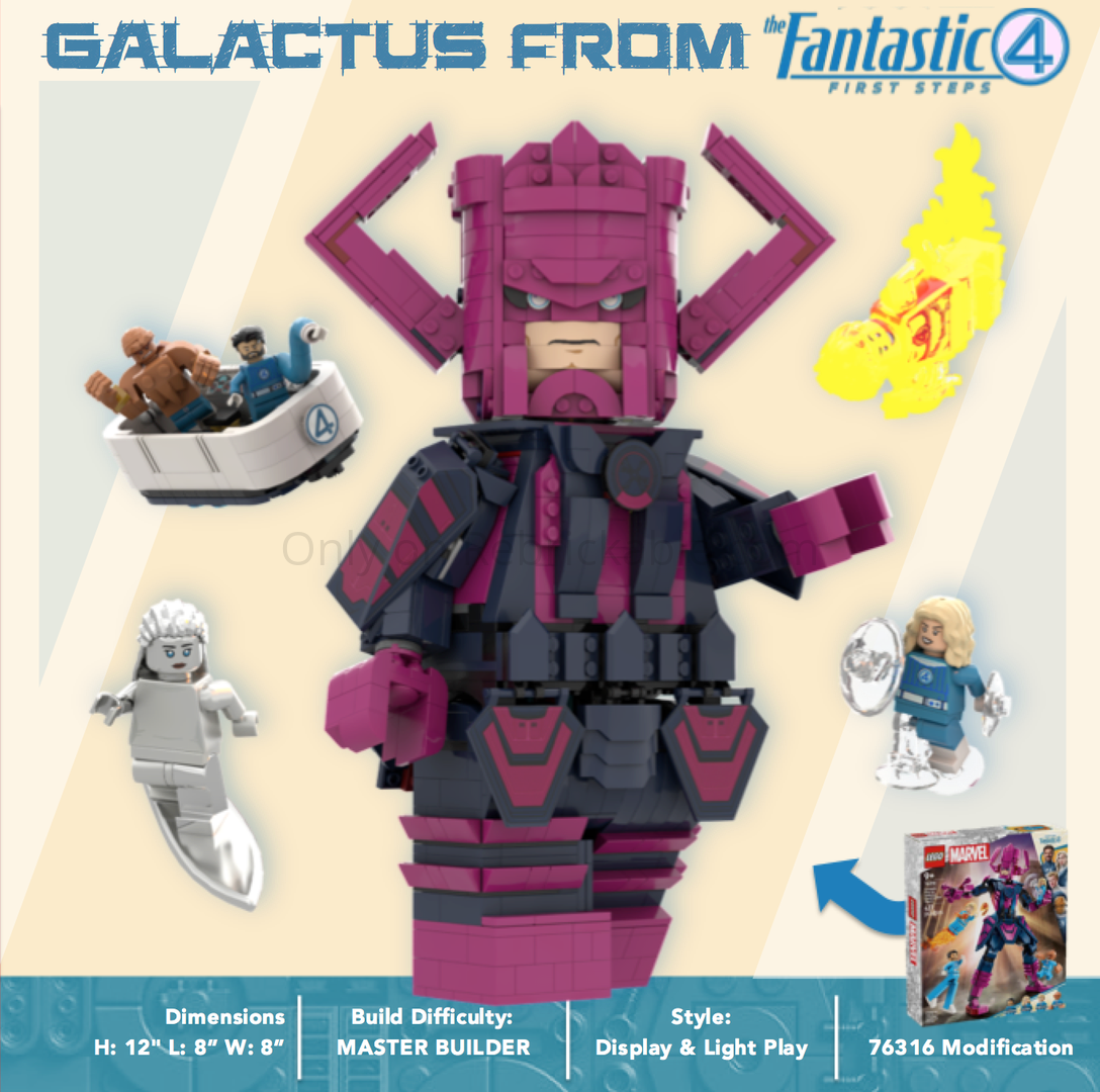 Galactus from Fantastic Four: First Steps - Upscaled Minifigure