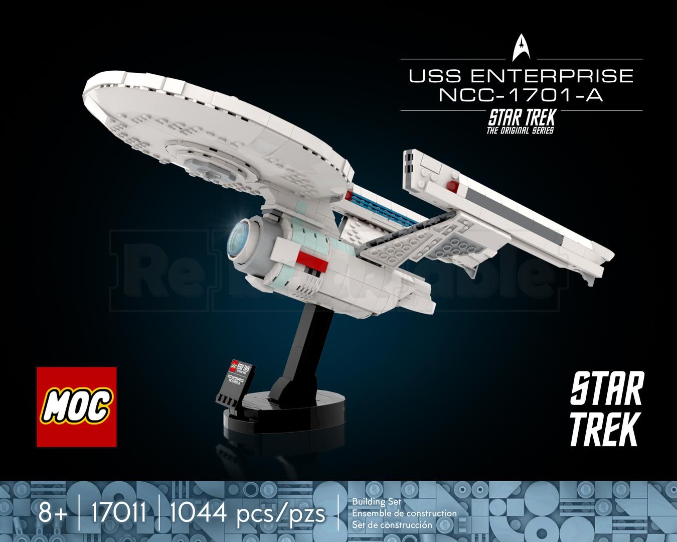 USS Enterprise (NCC-1701-A) Consititution Class Refit Midi Scale — Star Trek: The Original Series