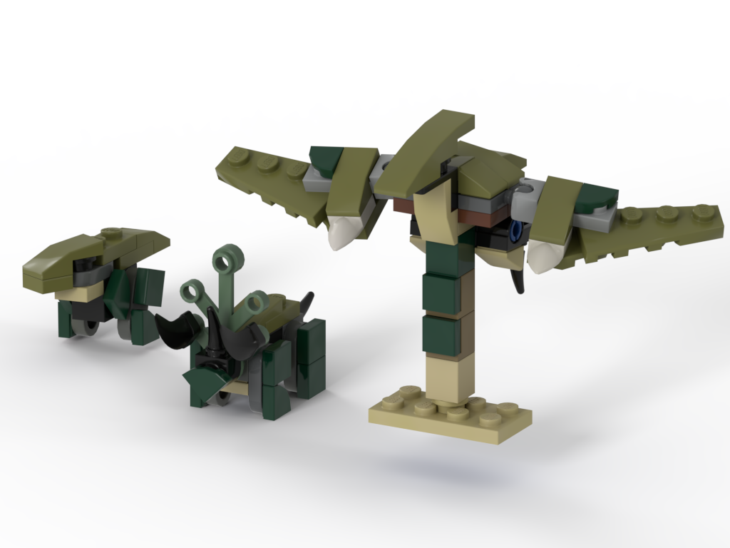 Miny dinosaurs from 31151