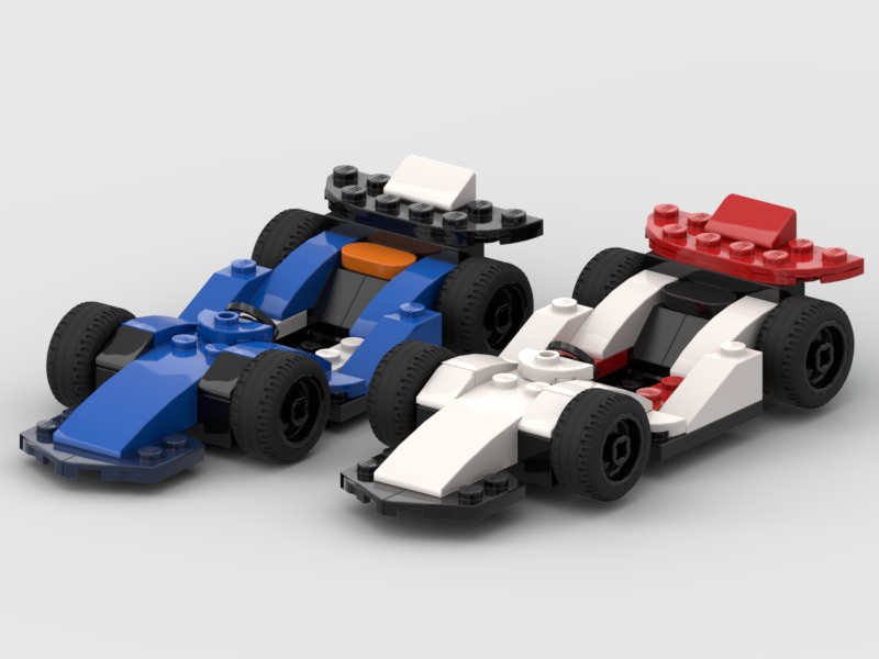 Futuristic Race Cars (60464 alt) alternate build