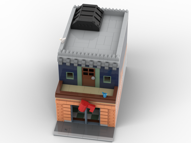 Cafe and Apartment Moduar