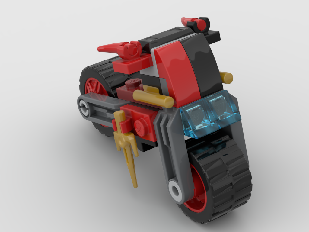 71838 Kai's Harlequin Motorbike alternate build