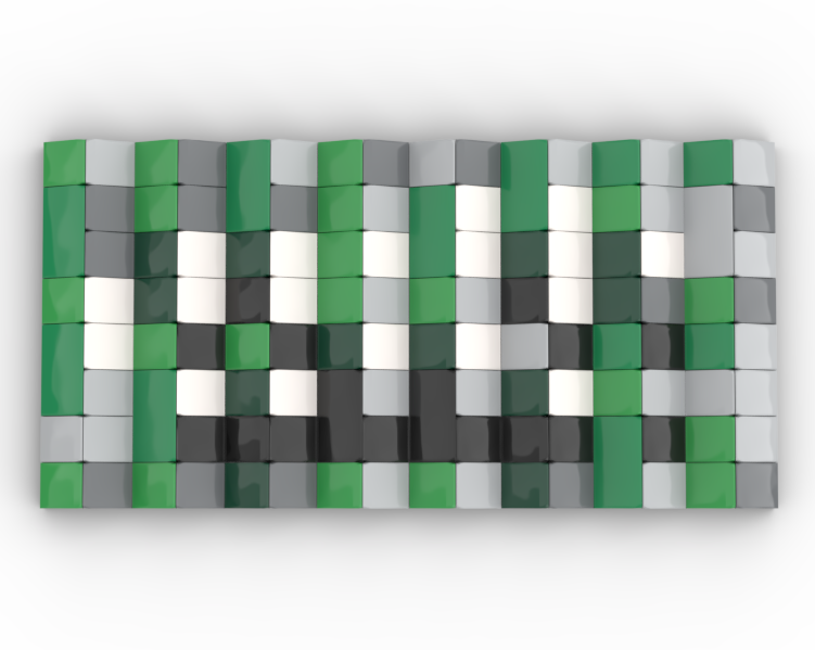 Skeleton Face and Creeper Face