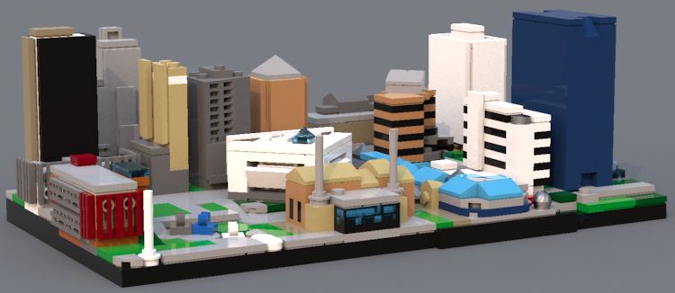 MOC - Architecture Toledo Ohio Downtown Skyline