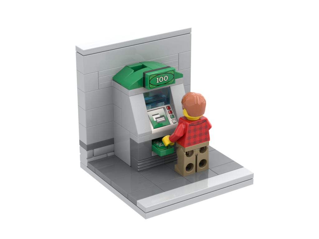 Working cashmachine