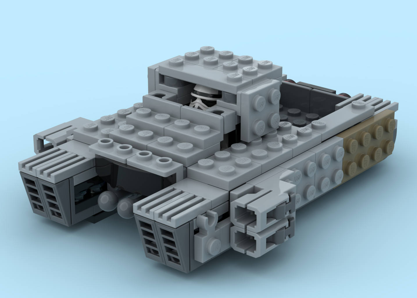 Imperial Combat Assault Tank  2X 75412 Alternate Build