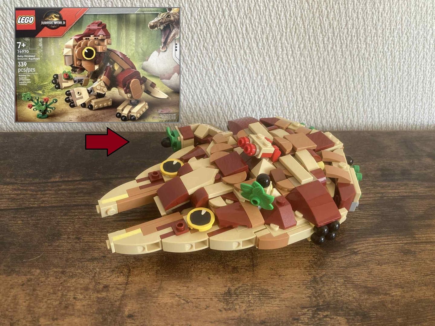 Jurassic Falcon 2! 76970 Alt alternate build