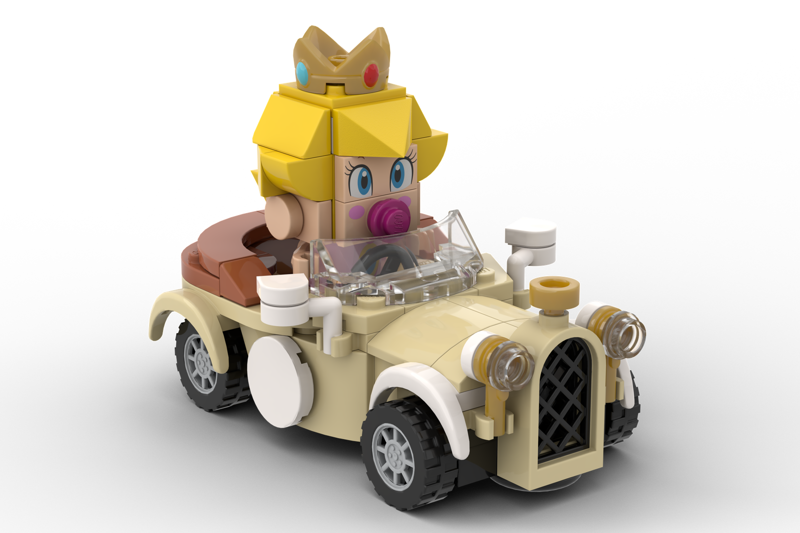 Mario Kart Baby Peach's White Royale