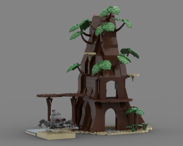 Kashyyyk Wroshyr Tree Playscale Set