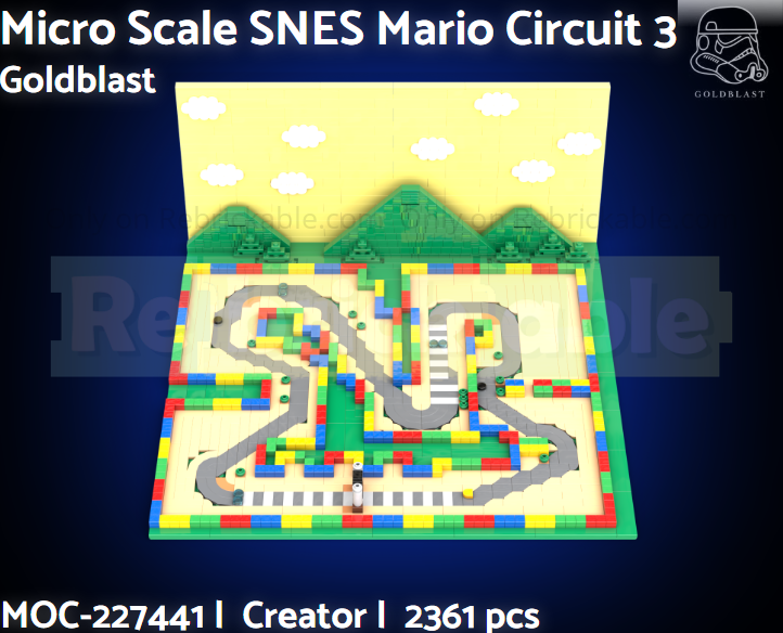 Micro Scale SNES Mario Circuit 3