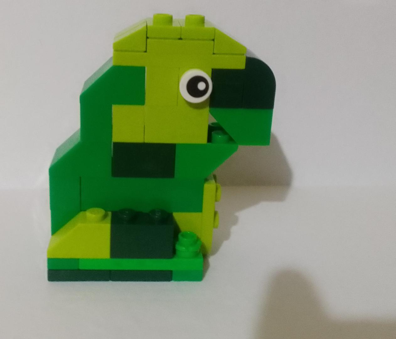 Green Parrot Head