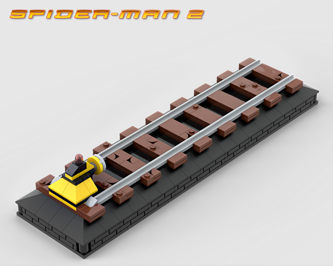Display Stand for Spider-Man vs. Doc Ock Subway Train Scene