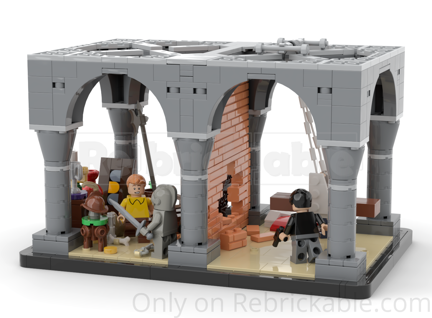 Tintin's Escape - Diorama