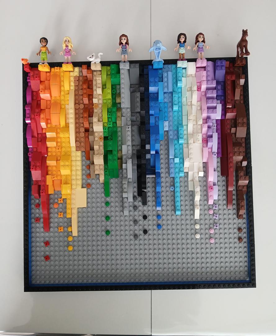 Rainbow painting (Tableau arc-en-ciel)