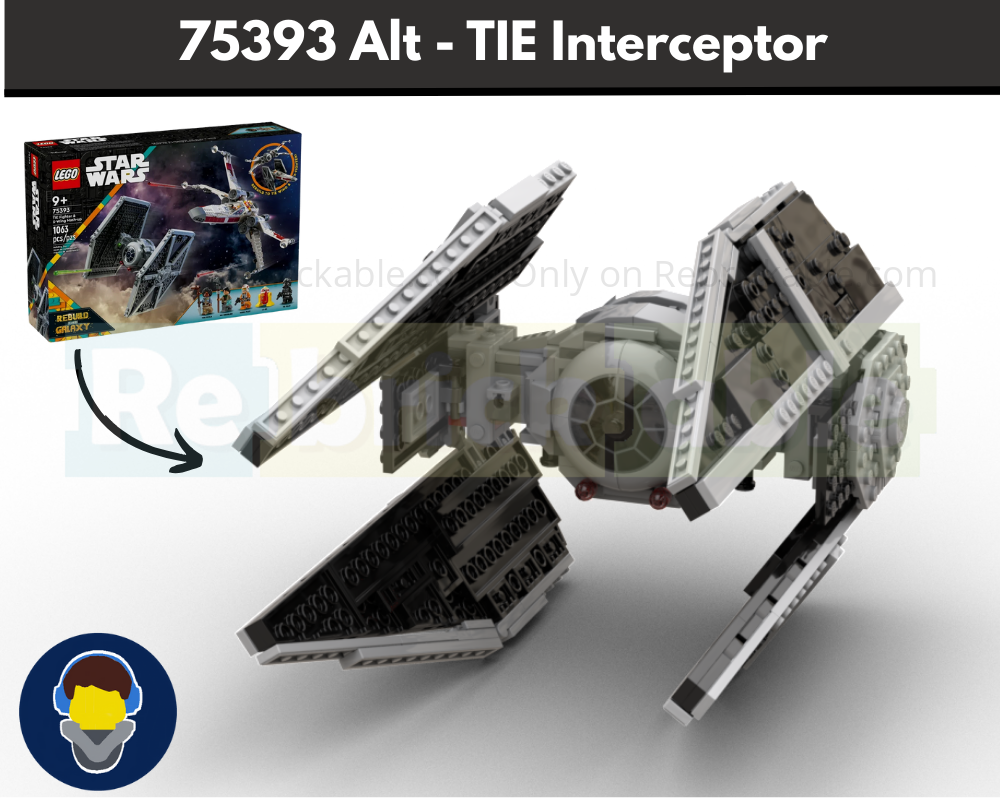 TIE Interceptor - 75393 Alternate Build