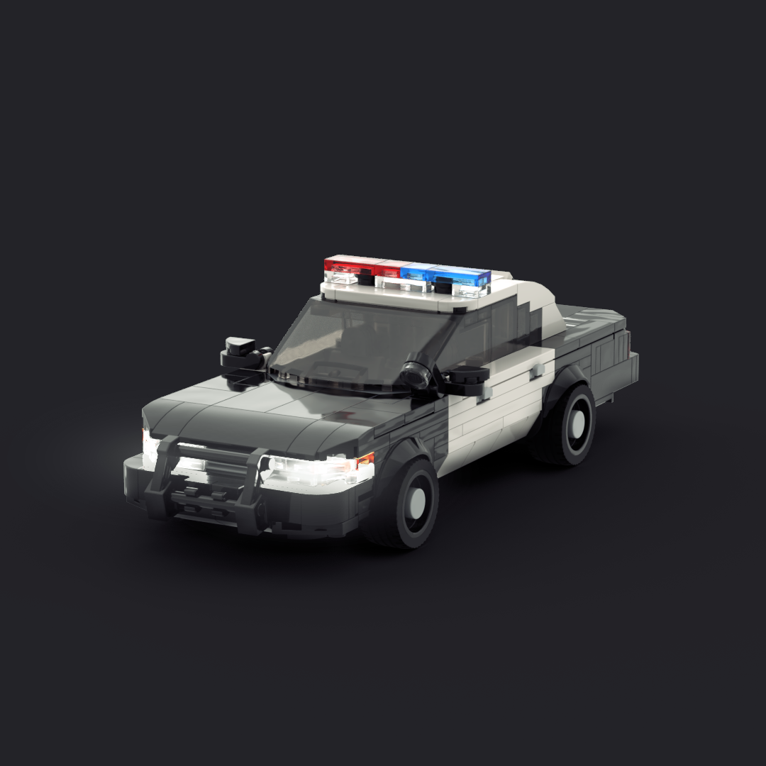 Lego Ford Crown Victoria 1995 Police Interceptor - A Remake