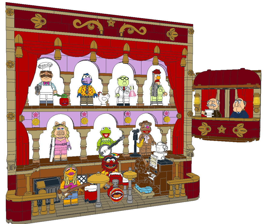 Muppets - Theater and Displayframe