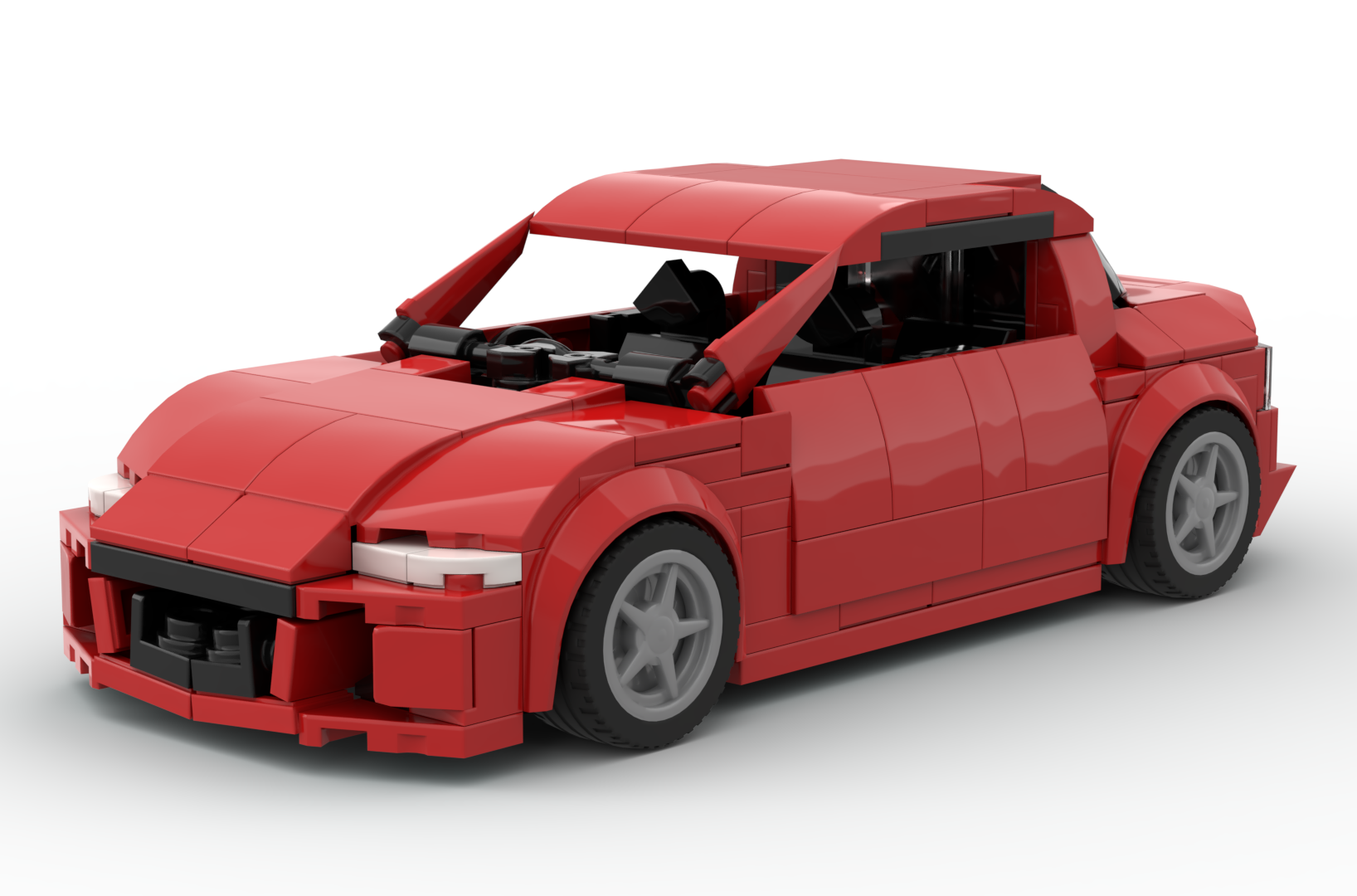 Blue Rx 8 R3 Lego Inspired by Mazda RX-8 (MOC-228007) - LEGO MOC | MOC Tracker