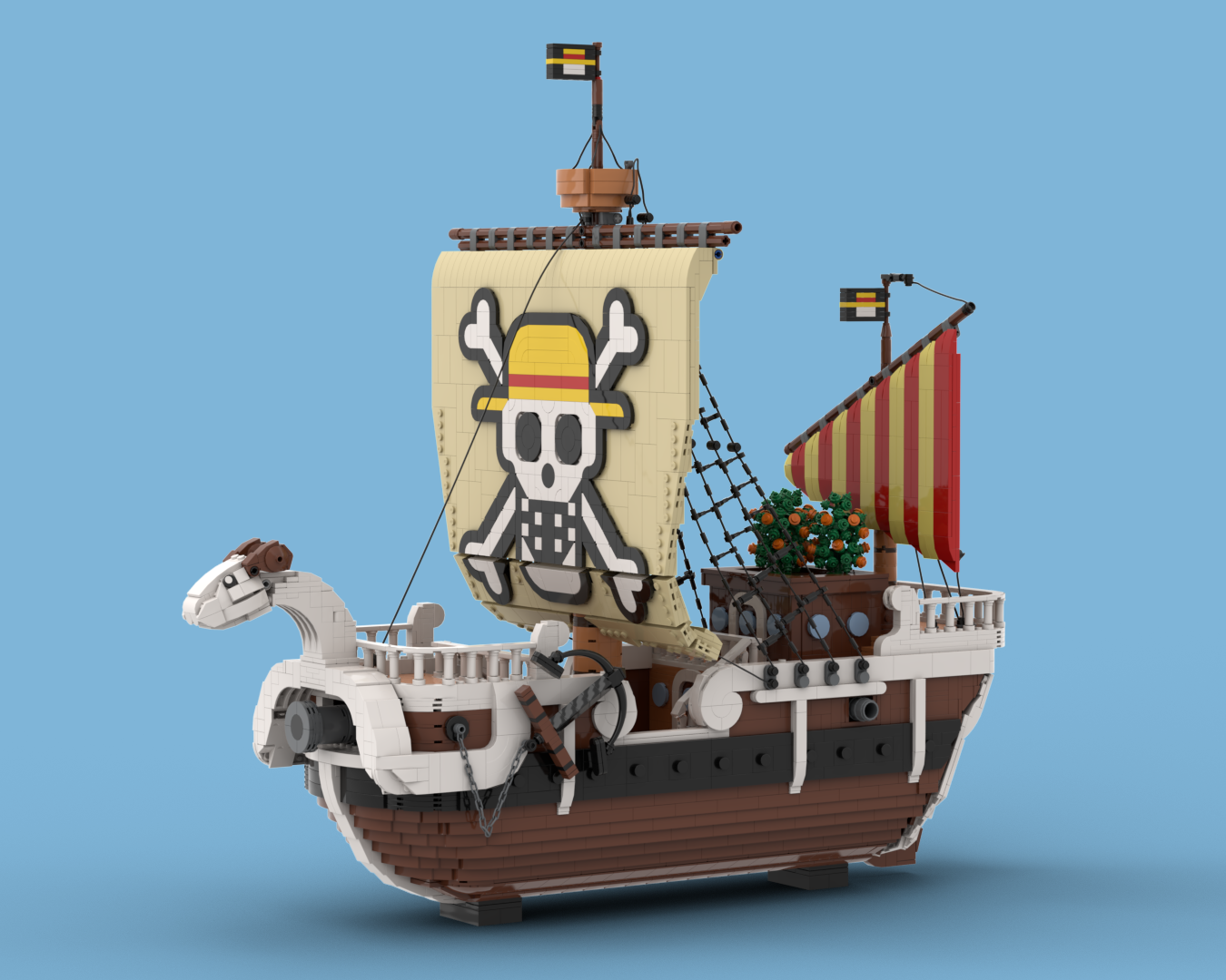 Going Merry - Minifigure Scale
