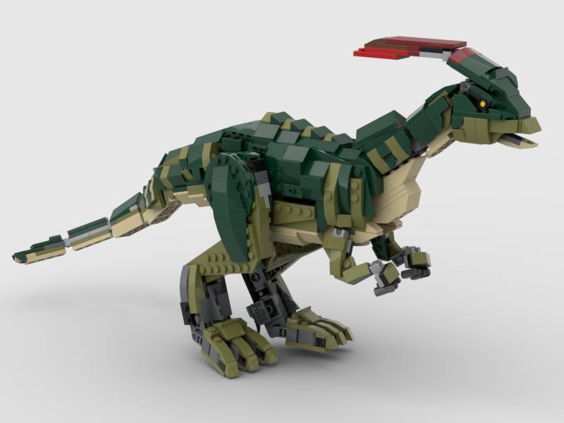 Duckbill dinosaur Parasaurolophus