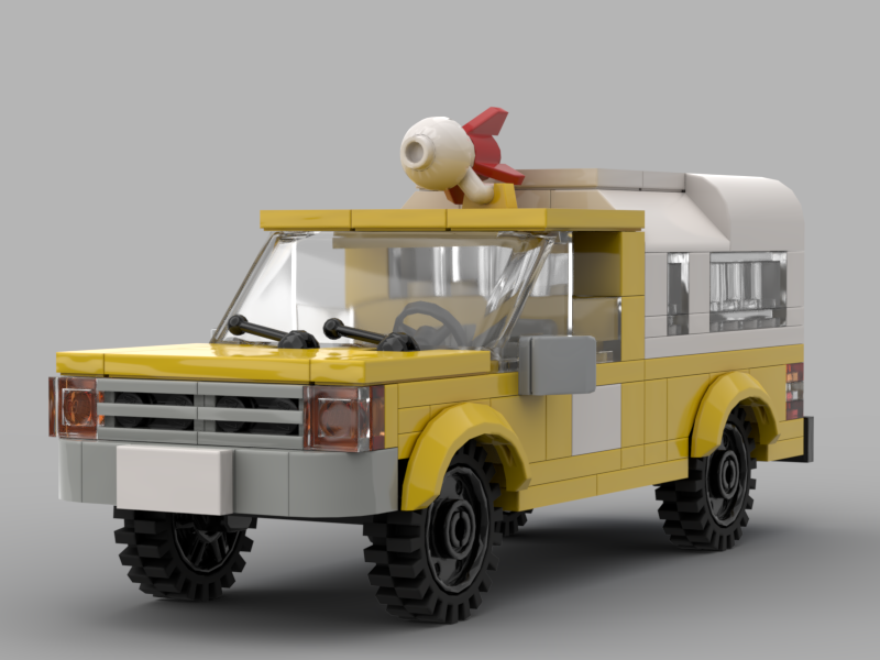 Toyota HiLux pizza planet truck