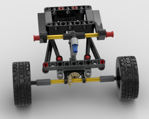 Compact 4 Link Live Axle with Drive and Suspension.