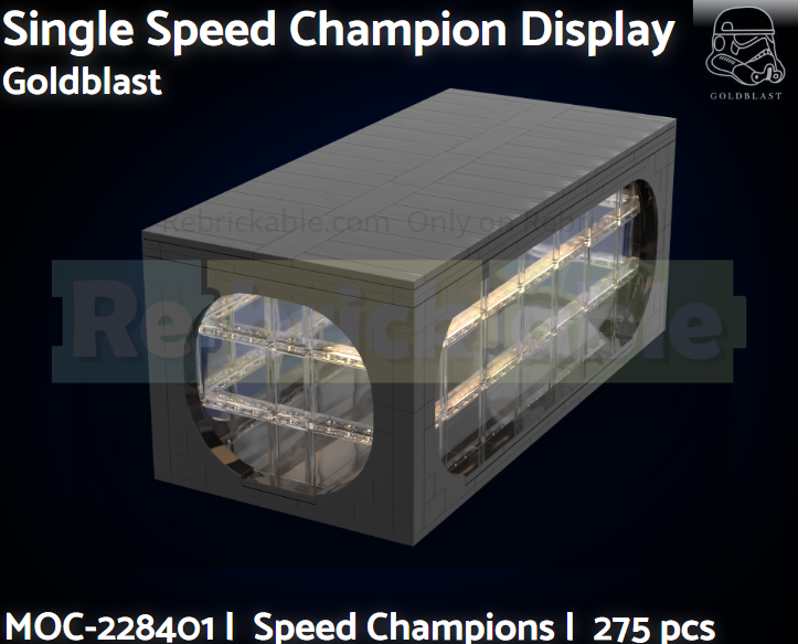 Single Speed Champion Car Display