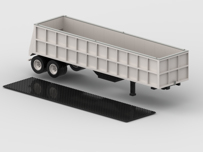 Maurer 40ft grain trailer