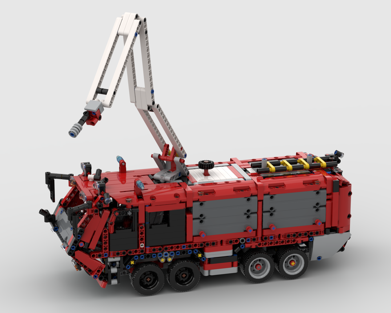 42098 Rosenbauer Panther 8x8 Airport Fire Truck - LEGO Technic Car Transporter  Alt Build - Instructions PDF