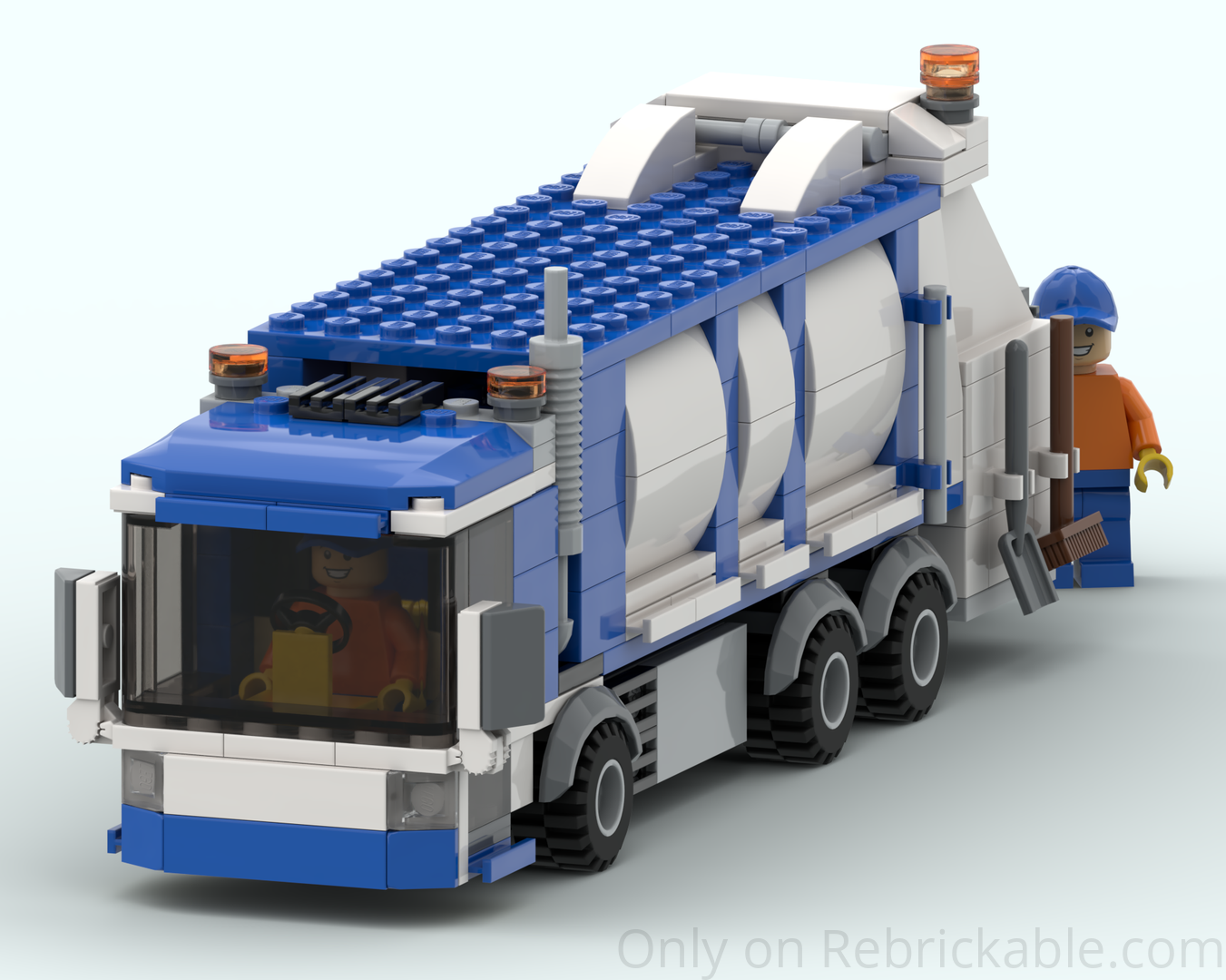 Garbage truck MOD of the Lego 4432
