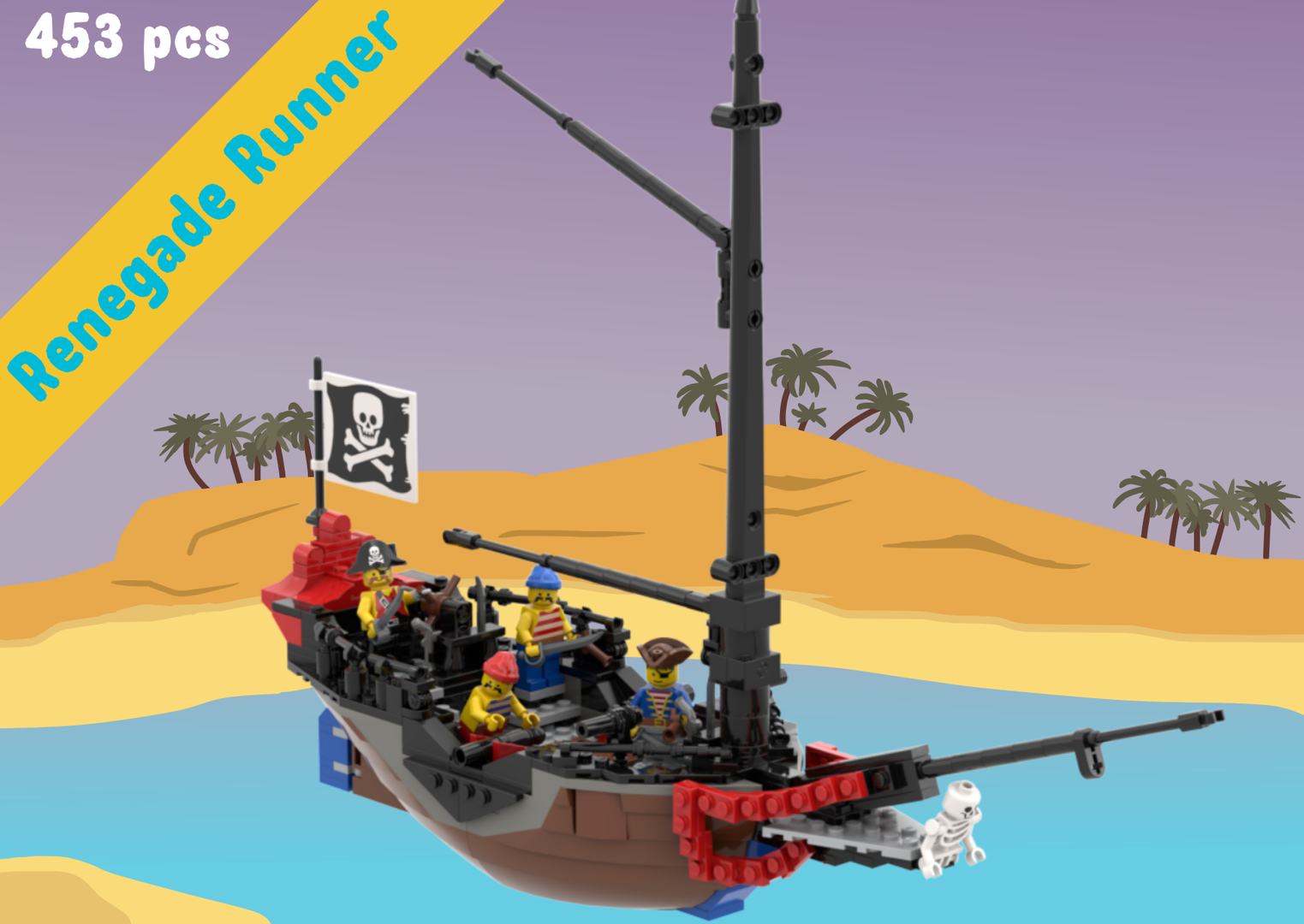 Renegade Runner (6268) Remake (MOC-228984) - LEGO MOC | MOC Tracker