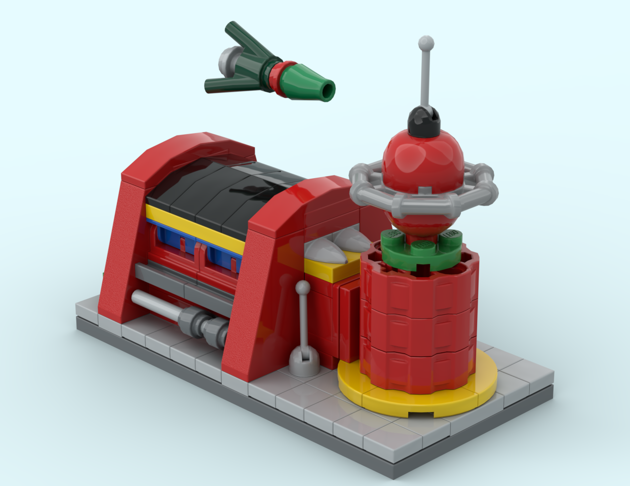 Futurama Planet Express HQ building microscale