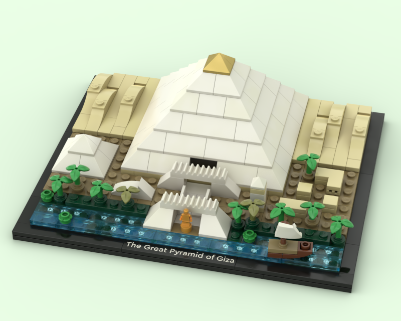 Pyramid of Giza (Small version) alternate build