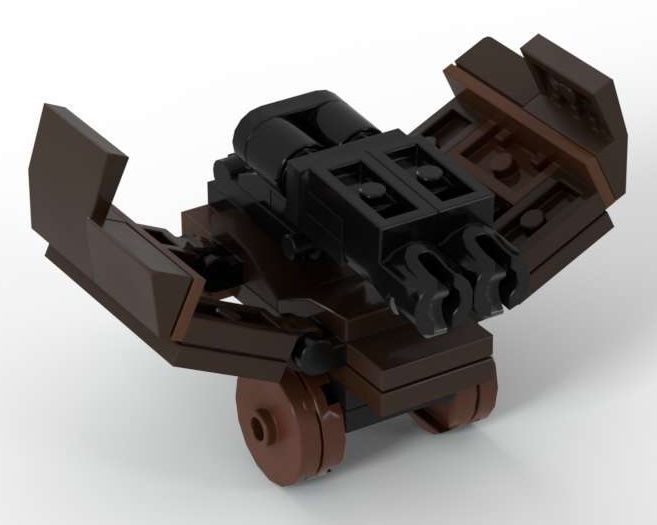 Working Viking Bola Launcher (Minifigure Scale)