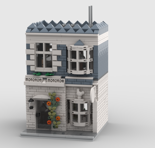 Modular Moc The Art Shop - Mini Modular (MOC-229516) - LEGO MOC | MOC Tracker