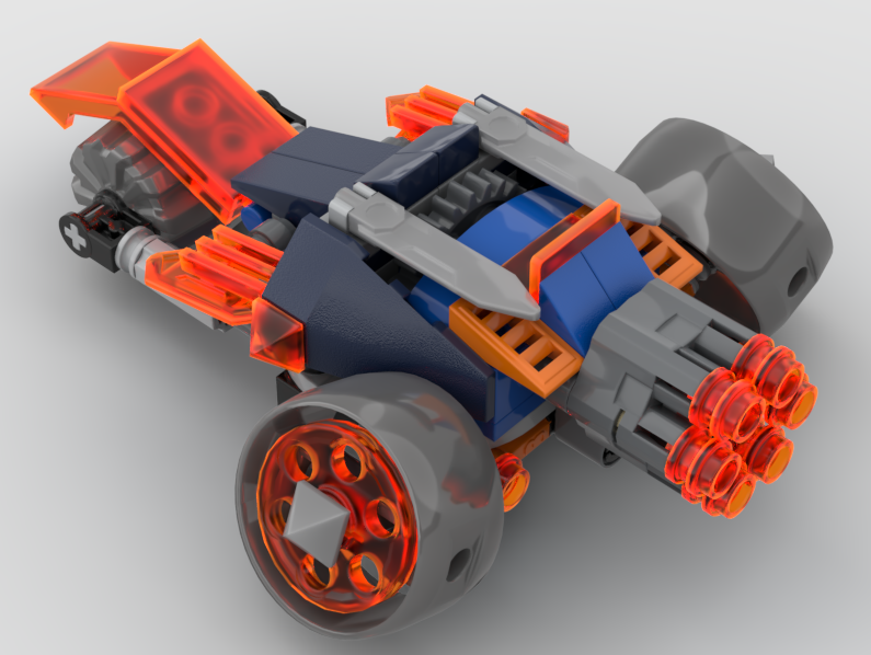 6-cannon assault vehicle