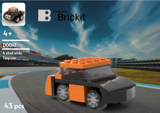 Tiny car (4 stud wide)