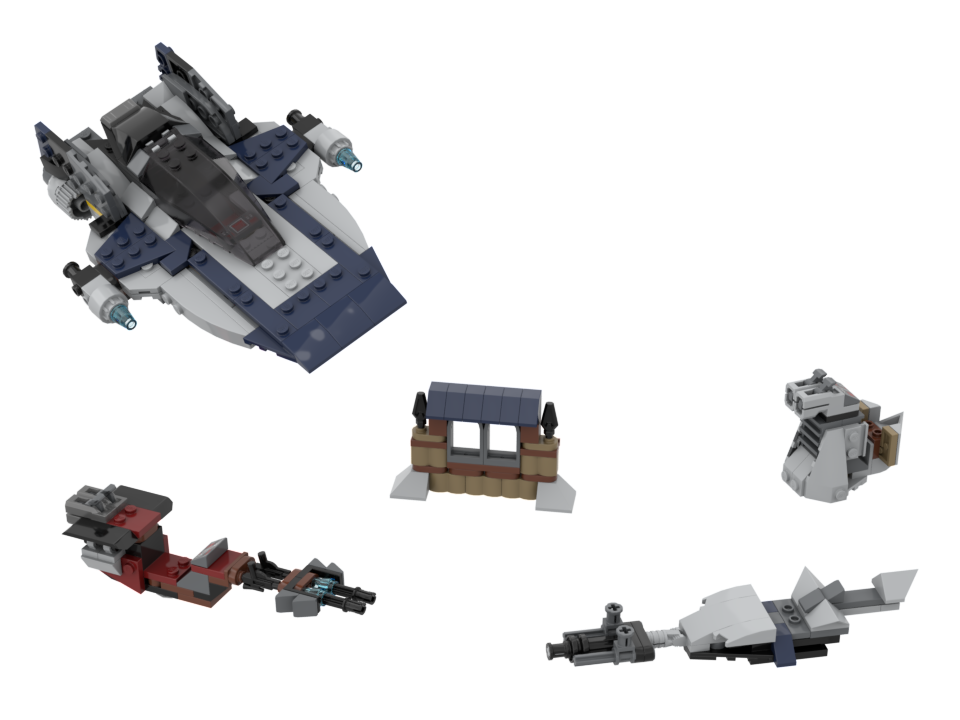 40755 A-Wing Assault Alternate Build