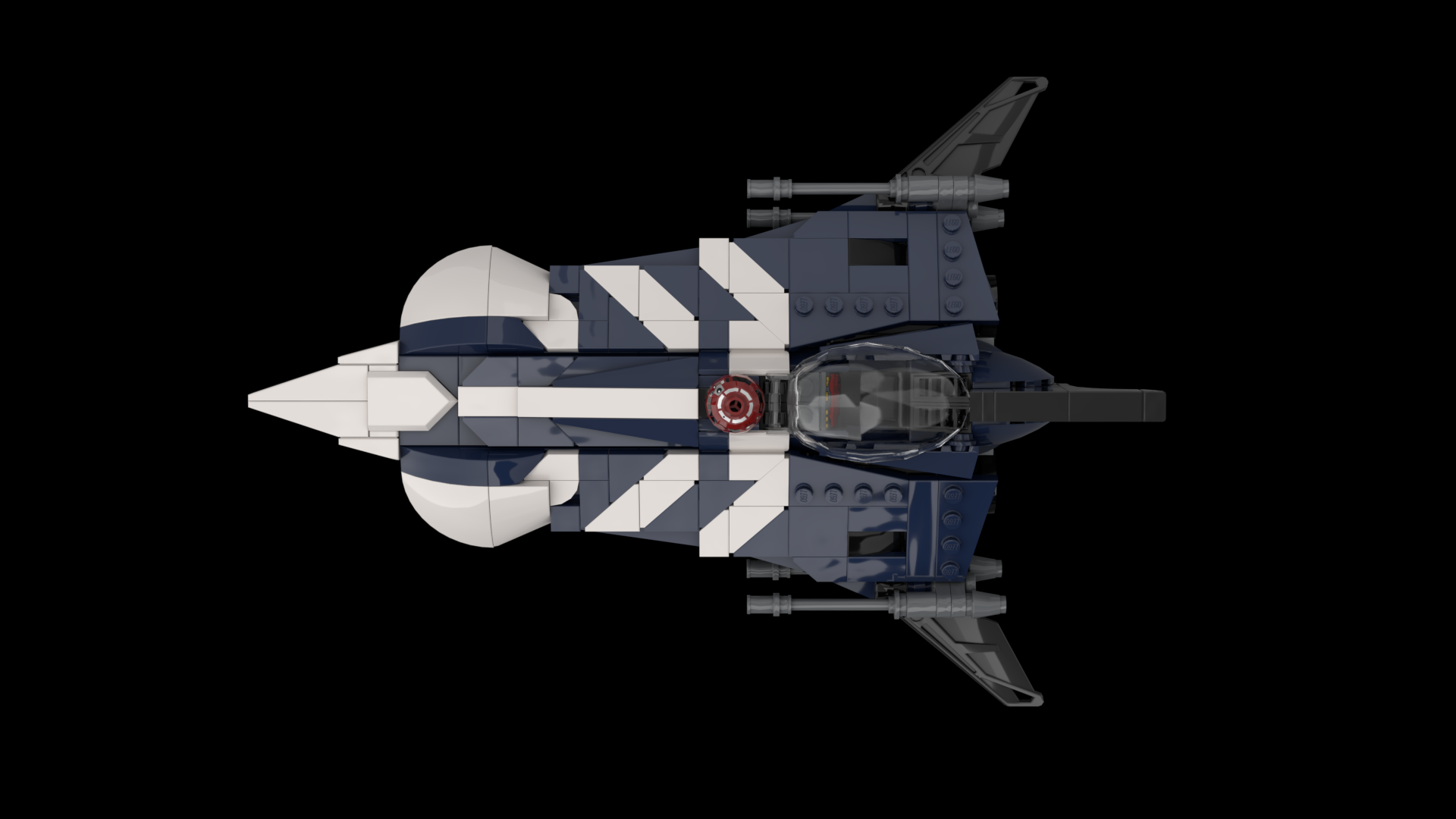 Azure Angel Anakin's modified Delta-7 Starfighter
