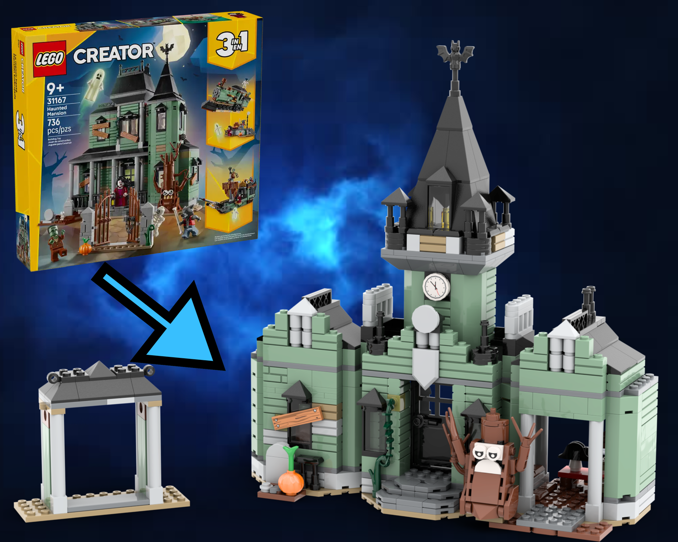 Frankenstein Manor | Haunted Mansion Alternate Build alternate build