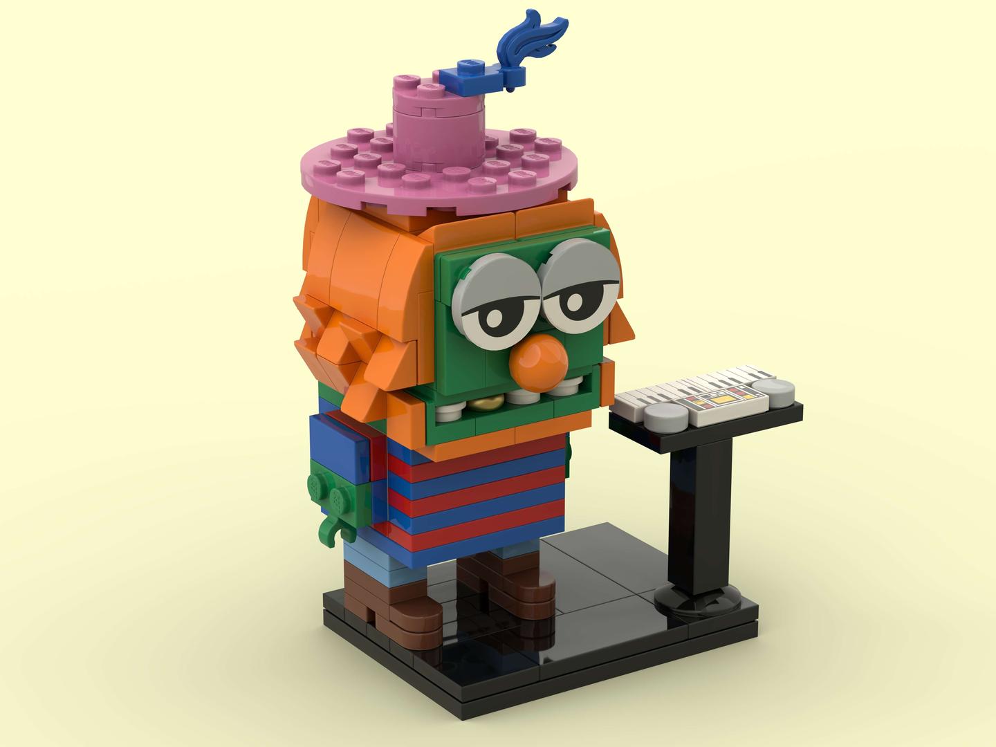 Dr Teeth (Muppets Electric Mayhem) (MOC-230134) - LEGO MOC | MOC Tracker