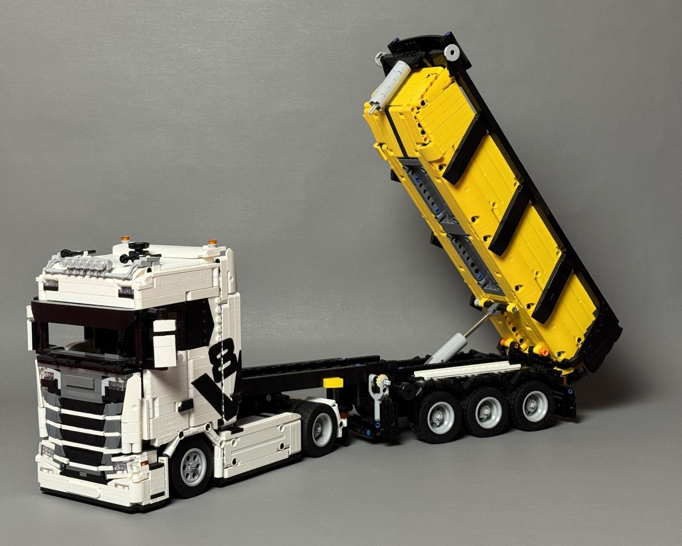 SCANIA 770S with TIPPER TRAILER TECNOKAR SUPERTOP