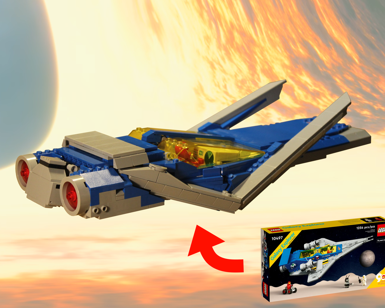 Insterstellar Ranger, Classic Space style | 10497 Galaxy Explorer alt-build