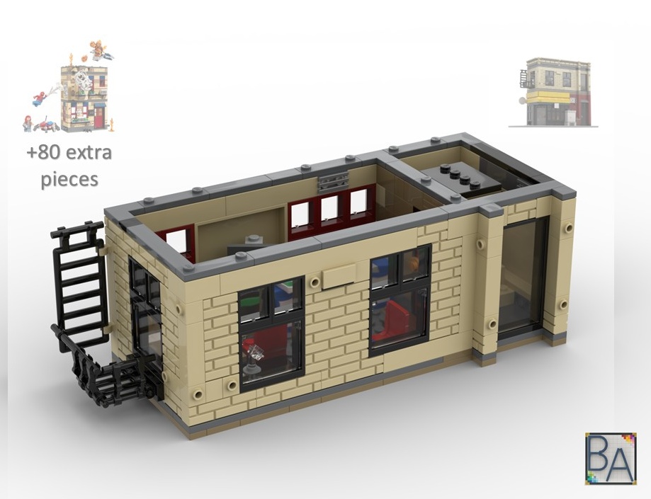 Peter Parker's Apt Floor - Compatible with MOC-208116