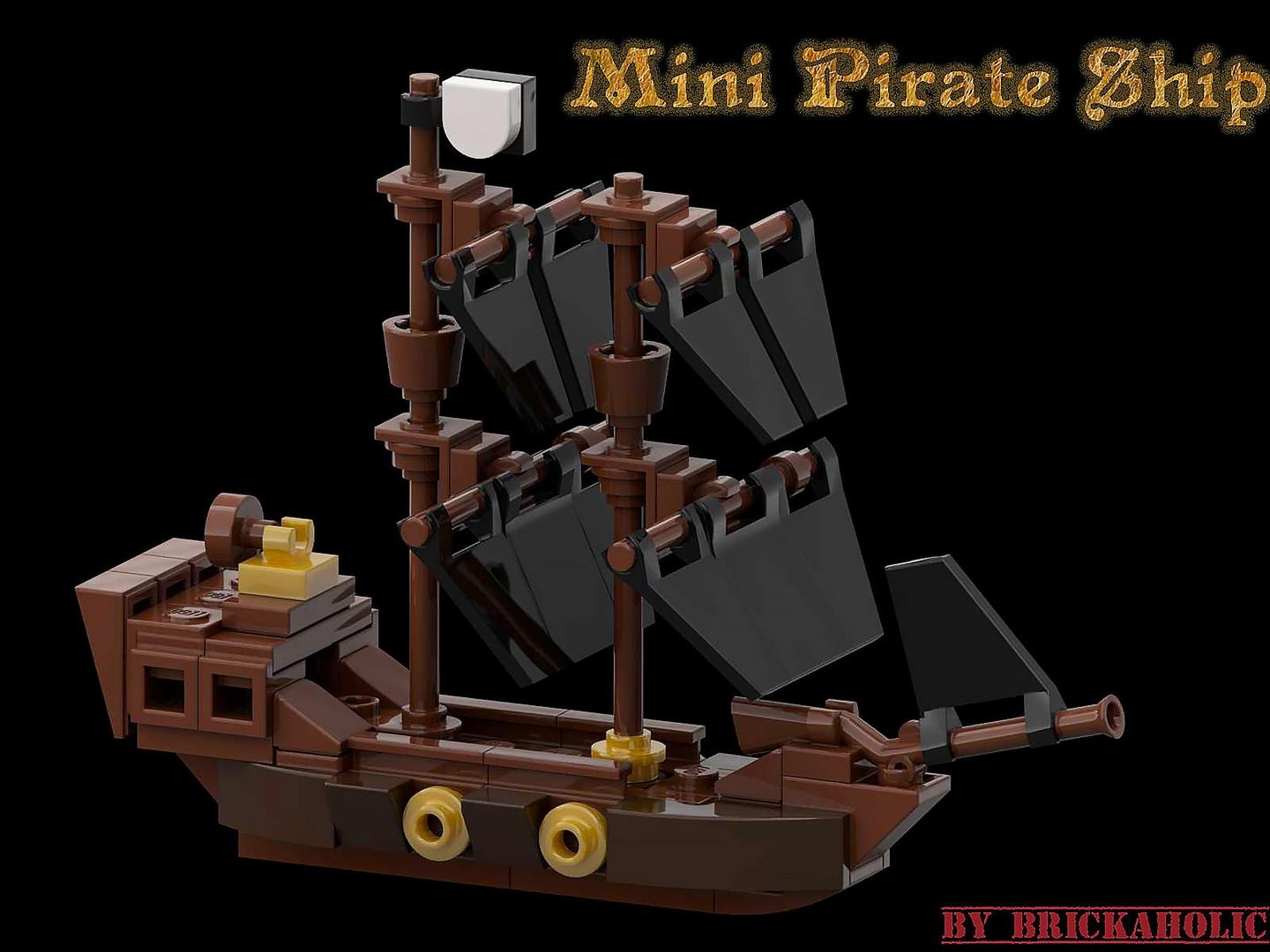 Mini PIRATE SHIP (Micro Pirate Display Build)