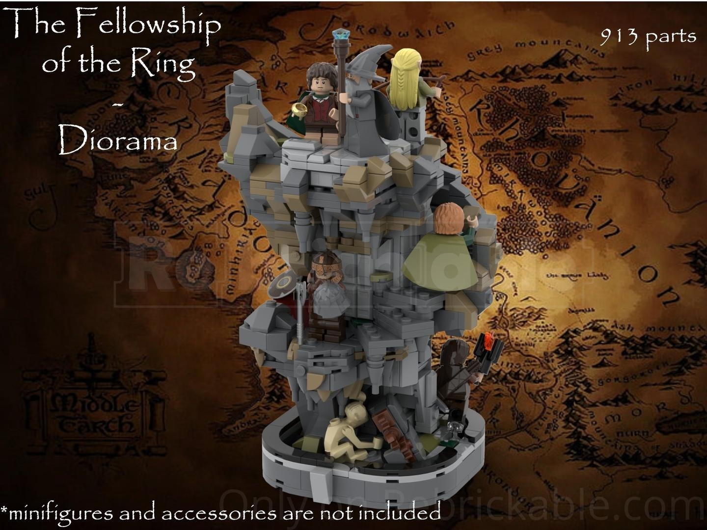 The Fellowship of the Ring - Diorama (The mines of Moria)