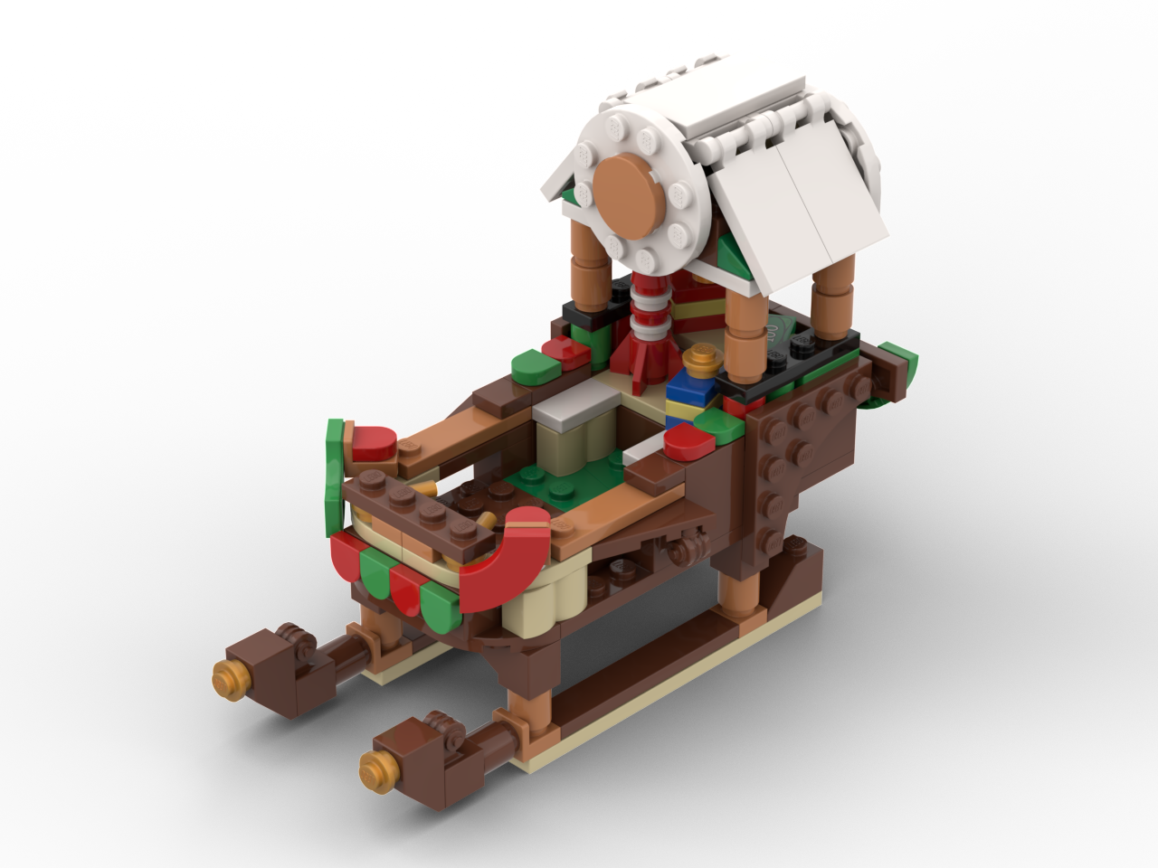 Sleigh with Gifts alternate build